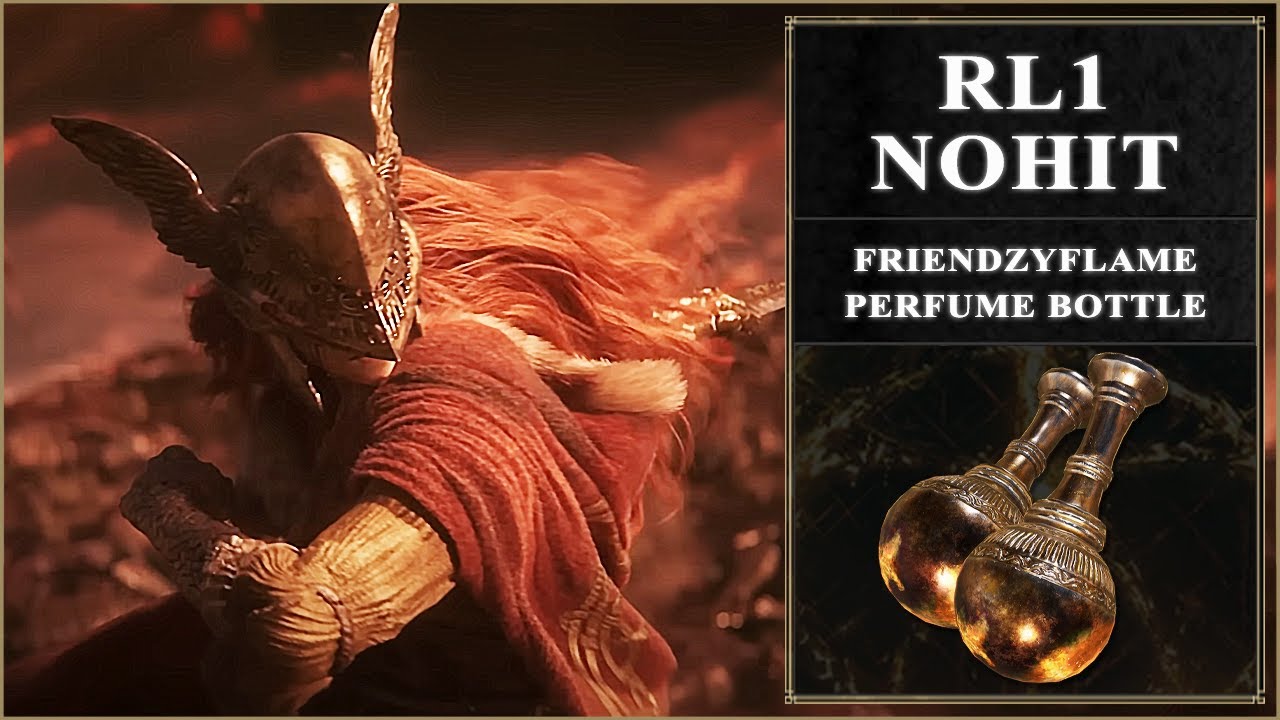 Malenia, Blade of Miquella,  RL1 Frenzyflame Perfume Bottle NoHit