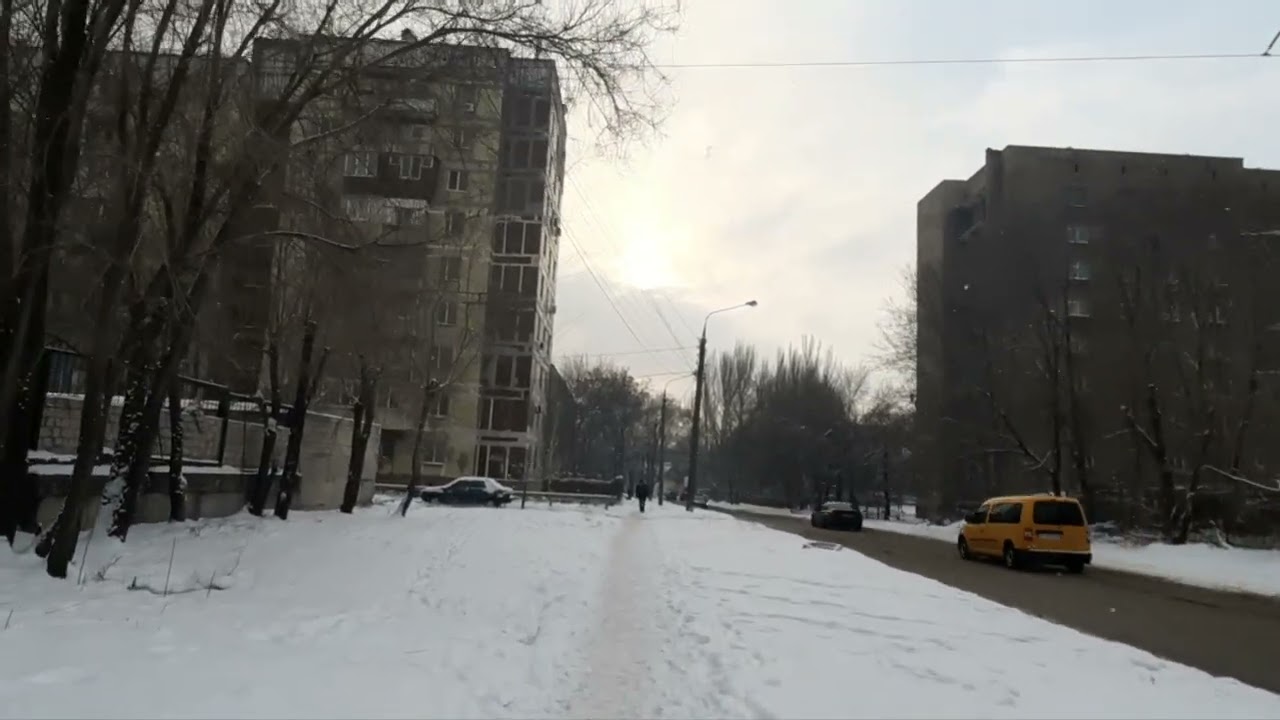 Запорожье - Запоріжжя улица Брянская, бывший 14 посёлок, прогулка.