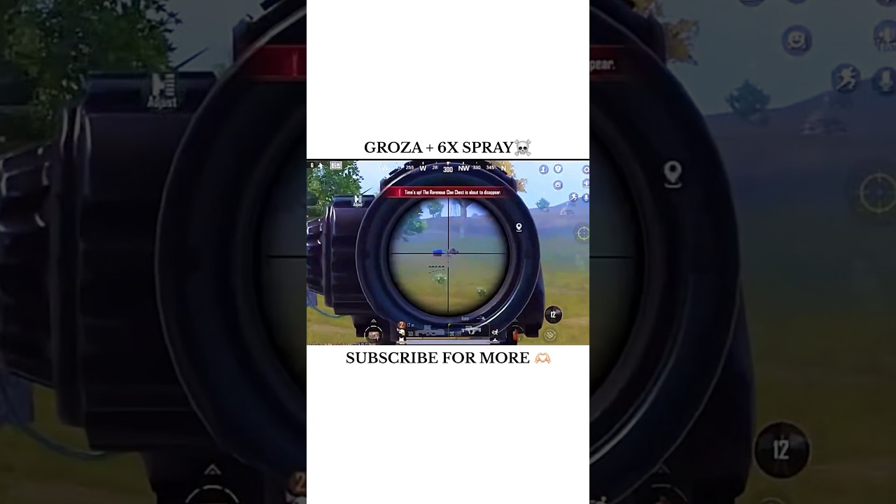 Groza + 6X shocking spray😨 