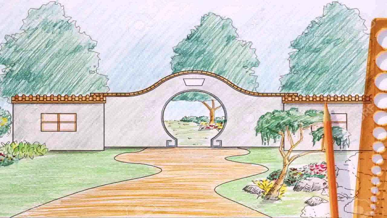 Landscape Design Garden Plan - YouTube