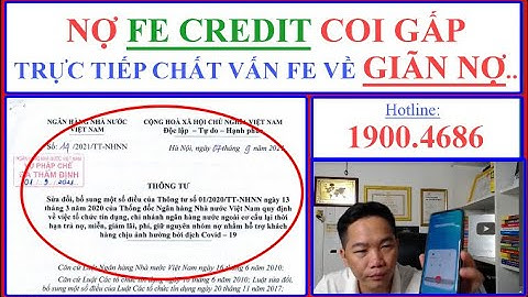 🔴 AI XIN GIÃN NỢ FE CREDIT COI GẤP, TRIỆU QUANG HÙNG TRỰC TIẾP CHẤT VẤN FE CREDIT VỀ GIÃN NỢ.