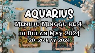 Aquarius Siap siap Ya Menuju Minggu Ke 4 Mei 2024 Chek💫🦋