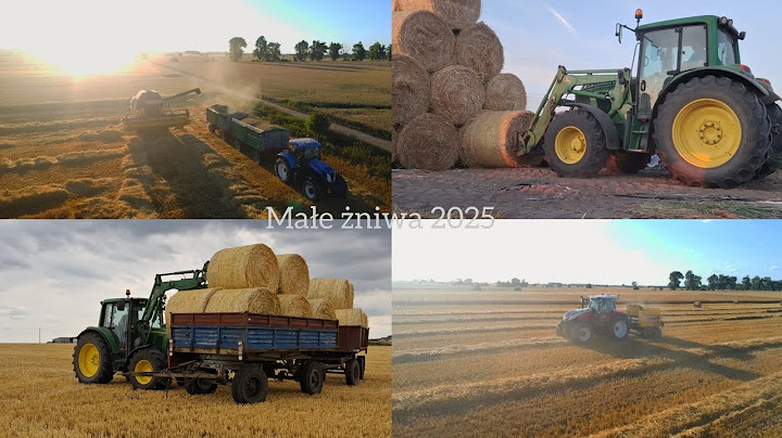 Małe żniwa 2025😎 Koszenie jeczmienia👌 prasowanie&zbieranie słomy. John Deere & new holland , steyr