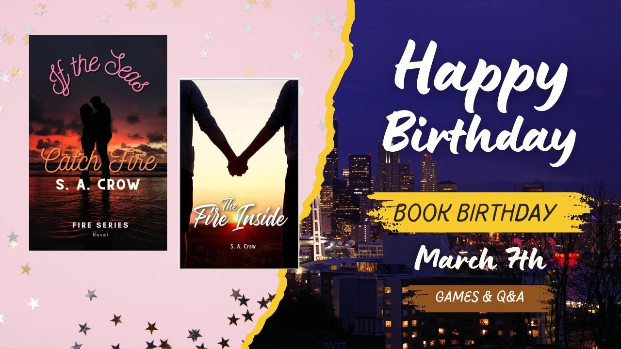 Book Birthday Bash: The Fire Inside and If the Seas Catch Fire - YouTube