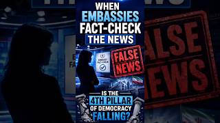 Jab Embassy Ko News Channel Ka Fact Check Karna Pade! Media Credibility Crisis #india #news #shorts