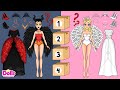 PAPER DOLLS DRESS UP SURPRISE BOXES GOOD & BAD STYLE DIY & PAPER CRAFTS