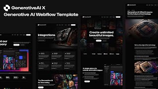 GenerativeAI X - Artificial Intelligence Webflow Template | BRIX Templates