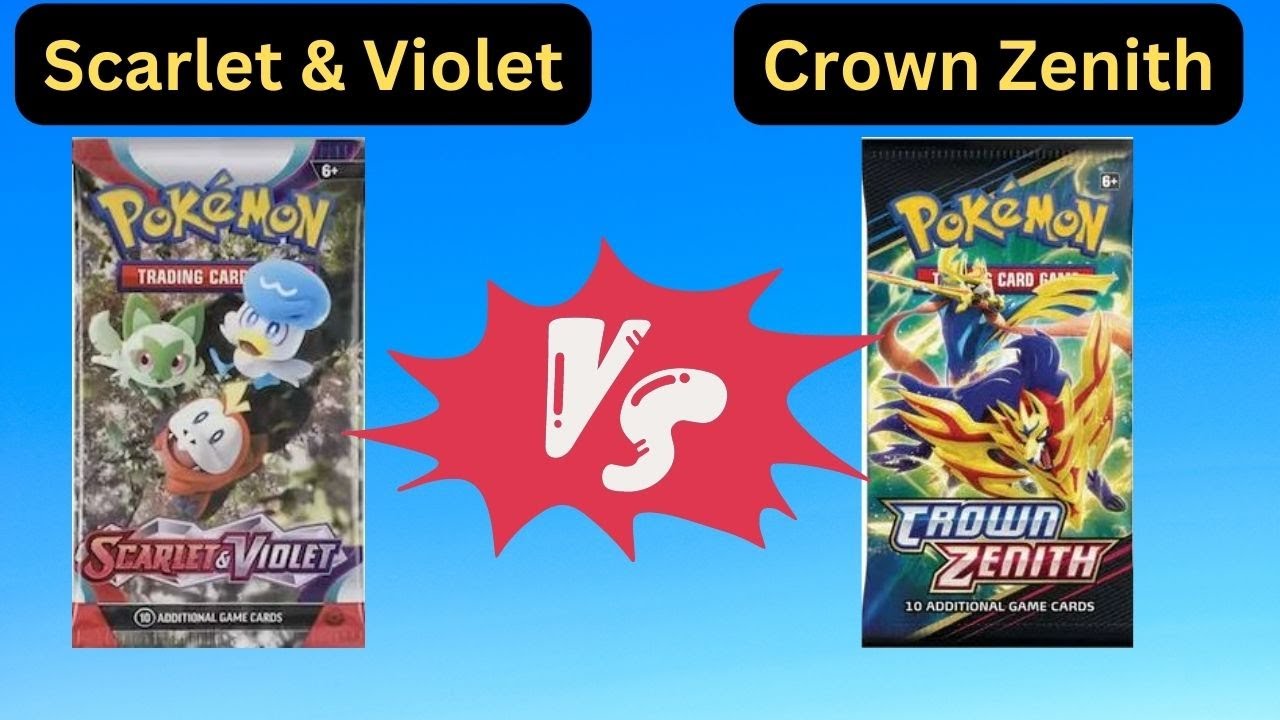 ANOTHER GOLD CARD! Scarlet and Violet VS Crown Zenith YouTube