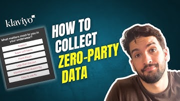 How To Collect Zero-Party Data | Klaviyo Tutorial