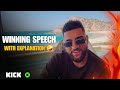 WINNING SPEECH KARAN AUJLA LIVE SINGING WITH EXPLANATION 😂 | KARAN AUJLA REACTION video #karanaujla