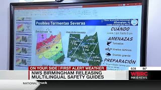 NWS Birmingham releasing multilingual safety guides