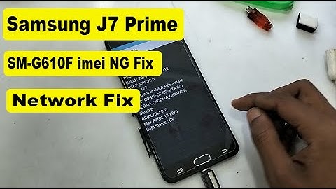 Samsung J7 Prime SM-G610F imei NG Fix Imei Repair