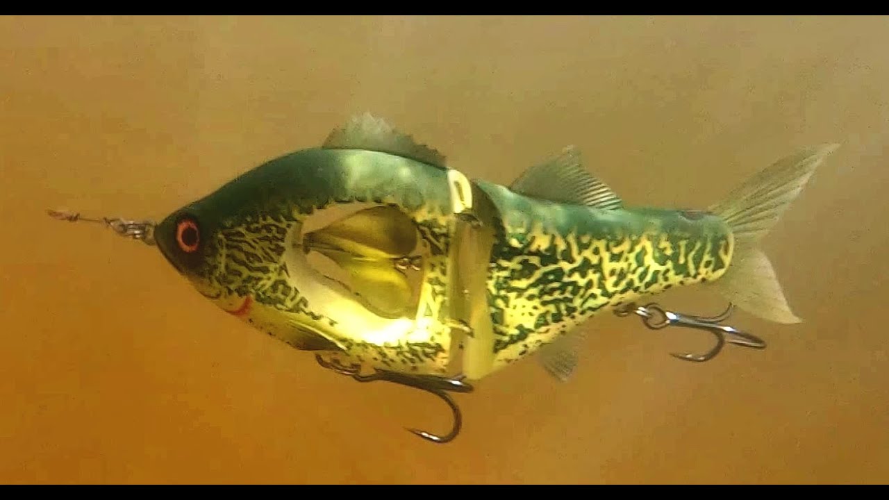 This fishing lure's got a propeller in its guts YouTube