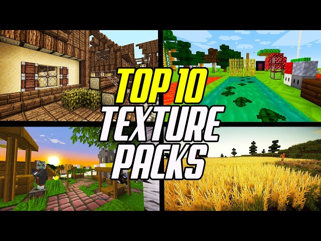 Minecraft's Most POPULAR Texture Packs of ALL TIME 