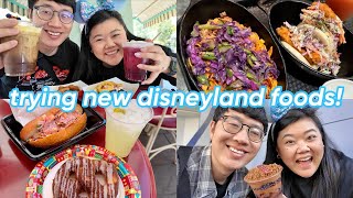 trying new disneyland foods!  (pixar fest ❤, season of the force , new summer items ☀)