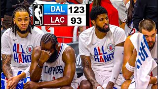SAME STORY! James Harden & Paul George Fall Apart Again Without Kawhi, Mavs Blowout Clippers Game 5