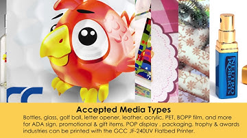 JF240UV GCC Flatbed UV Printer