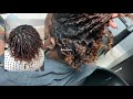 FIRST WASH AND RETWIST ON STARTER LOCS | NBN DAY 11