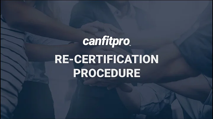 Recertification - How to Recertify or Renew