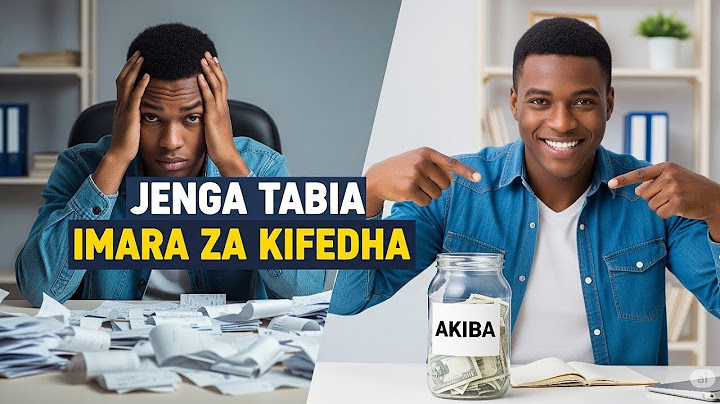 Siri 4 za Kujenga Tabia Imara za Kifedha – Hakuna Atakayekuambia!