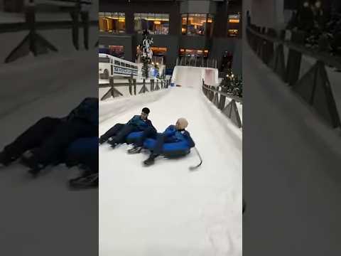 Douha y Cañita haciendo deporte extremo #douhalaribiii #elcañita7w7 #elcañita #teamchoclitos #dubai