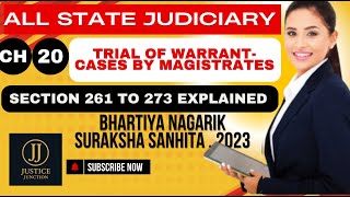 Details Chapter - 20 BNSS Trial of Warrant-Cases by Magistrates Section 261 - 273 Guide