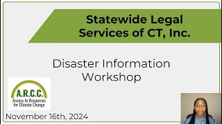 Disaster Information Resources
