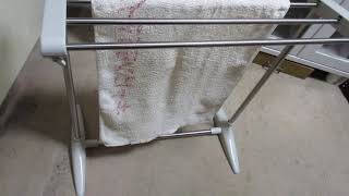 省スぺ－ス タオル掛け