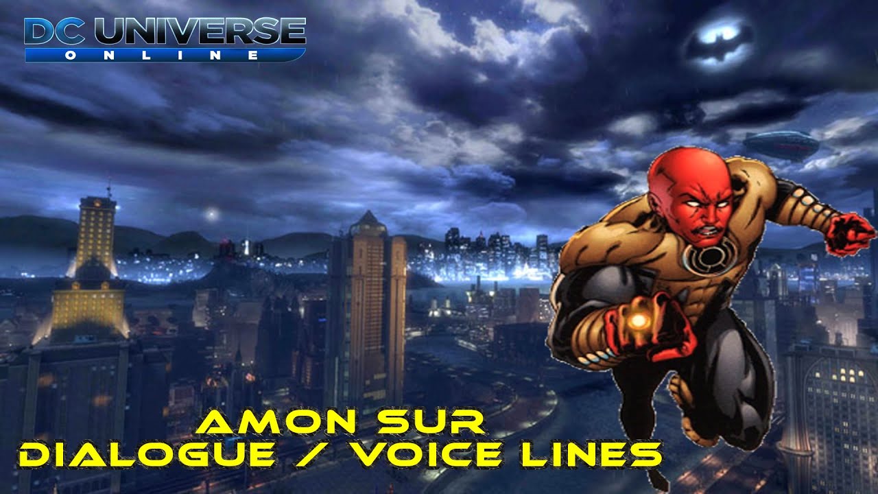 Amon Sur Character Dialogue Voice Lines - DCUO Online