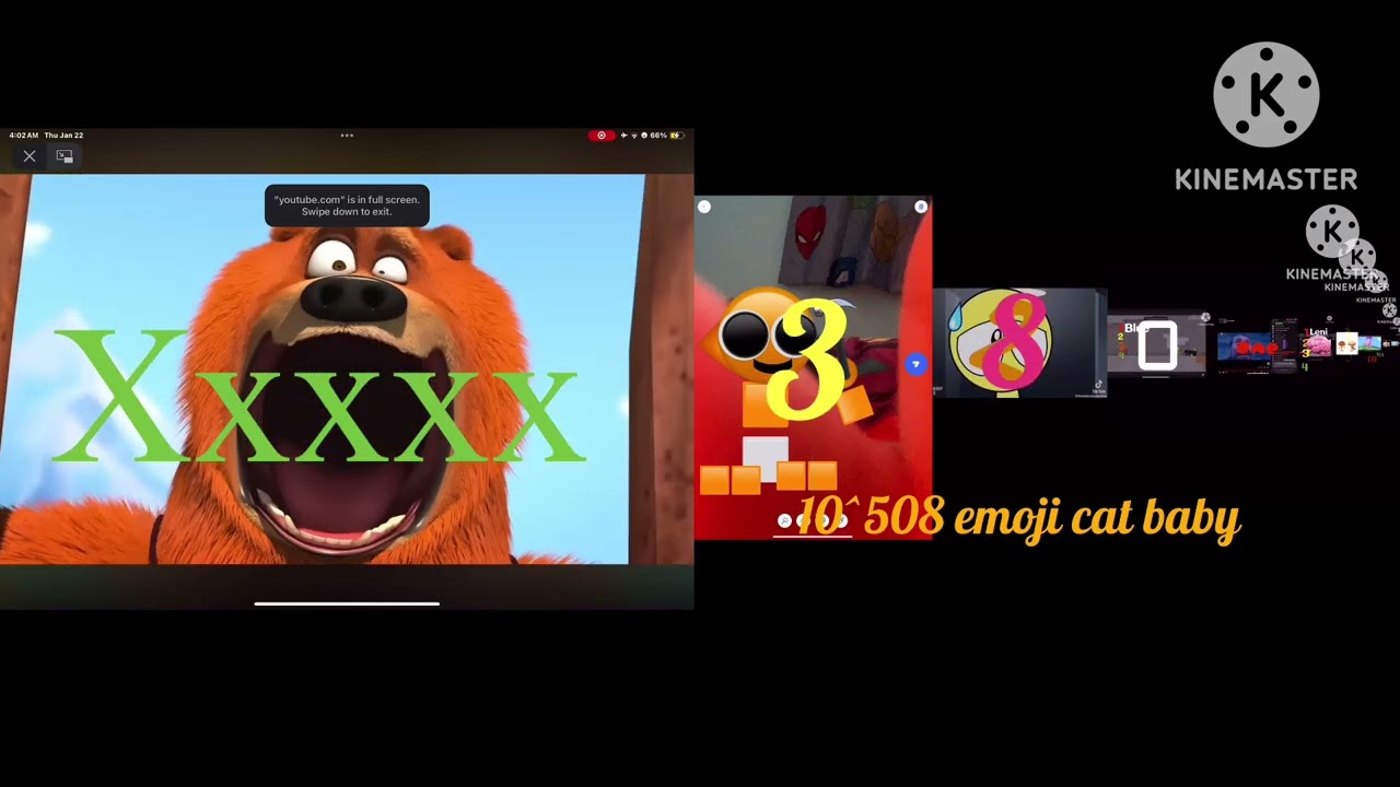 Number 0 to 10^511 in cartoon