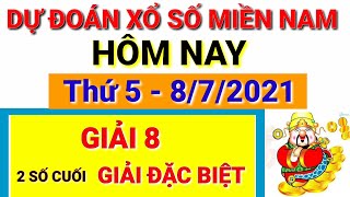 Soi Giải 8 + Giải Đặc Biệt KQXS Miền Nam hôm nay 8/7/2021 - Xổ Số Tây Ninh, An Giang, Bình Thuận