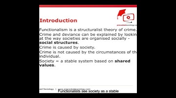 Functionalist View of Crime: A-Level Sociology Explained  #sociologyfacts