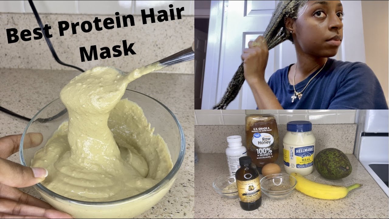 DIY NATURAL HAIR PROTEIN TREATMENT FOR EXTREME HAIR GROWTH, STRENGTH, MOISTURE, & THICKNESS