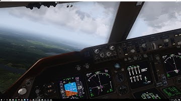 [4K] Prepar3D V4 | PMDG 744 Approach/Land ESSA RWY 26