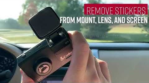 Cobra Smart Dash Cam+Rear Cam (SC 200D)QHD+ 1600P Resolution, Voice Commands, Built-in WiFi & GPS