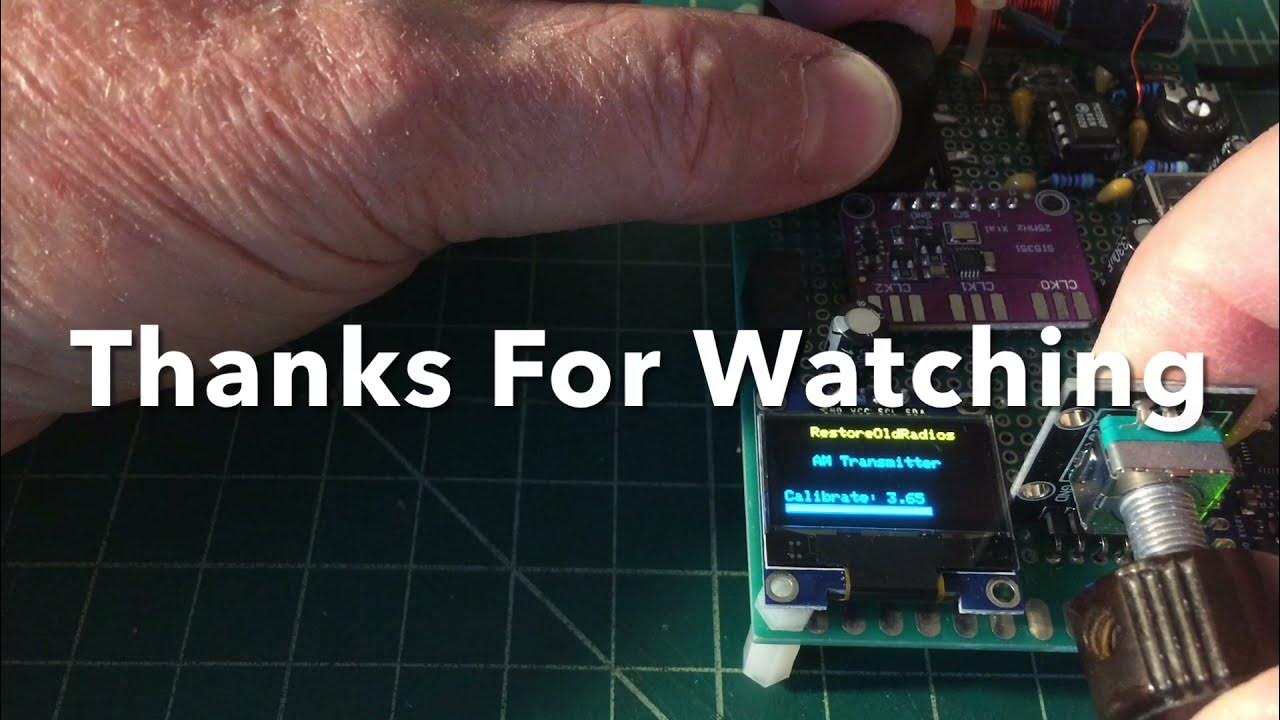 Build an AM Transmitter / RF Signal Generator w/ Arduino - YouTube