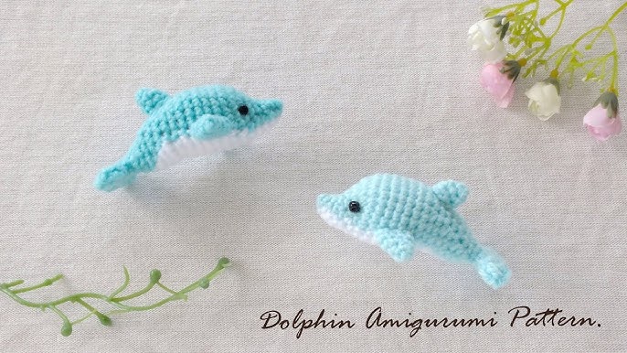DIGITAL PDF No-Sew Dolphin Crochet Pattern — crochetbykittengrll