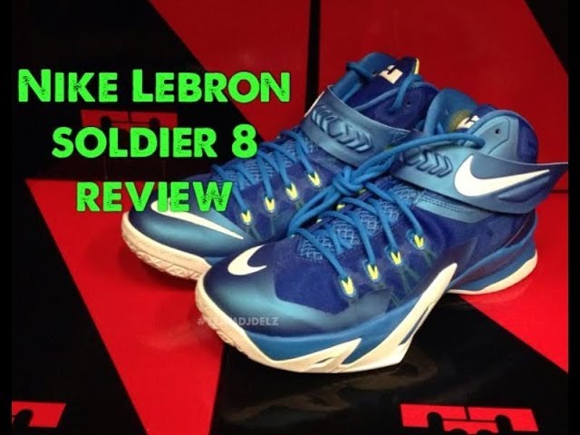 Brillar Suposición promesa Nike Zoom Soldier 8 VIII Lebron Shoe Review + On Foot W/ Dj Delz @DJDelz  Sneaker Addict Show - YouTube