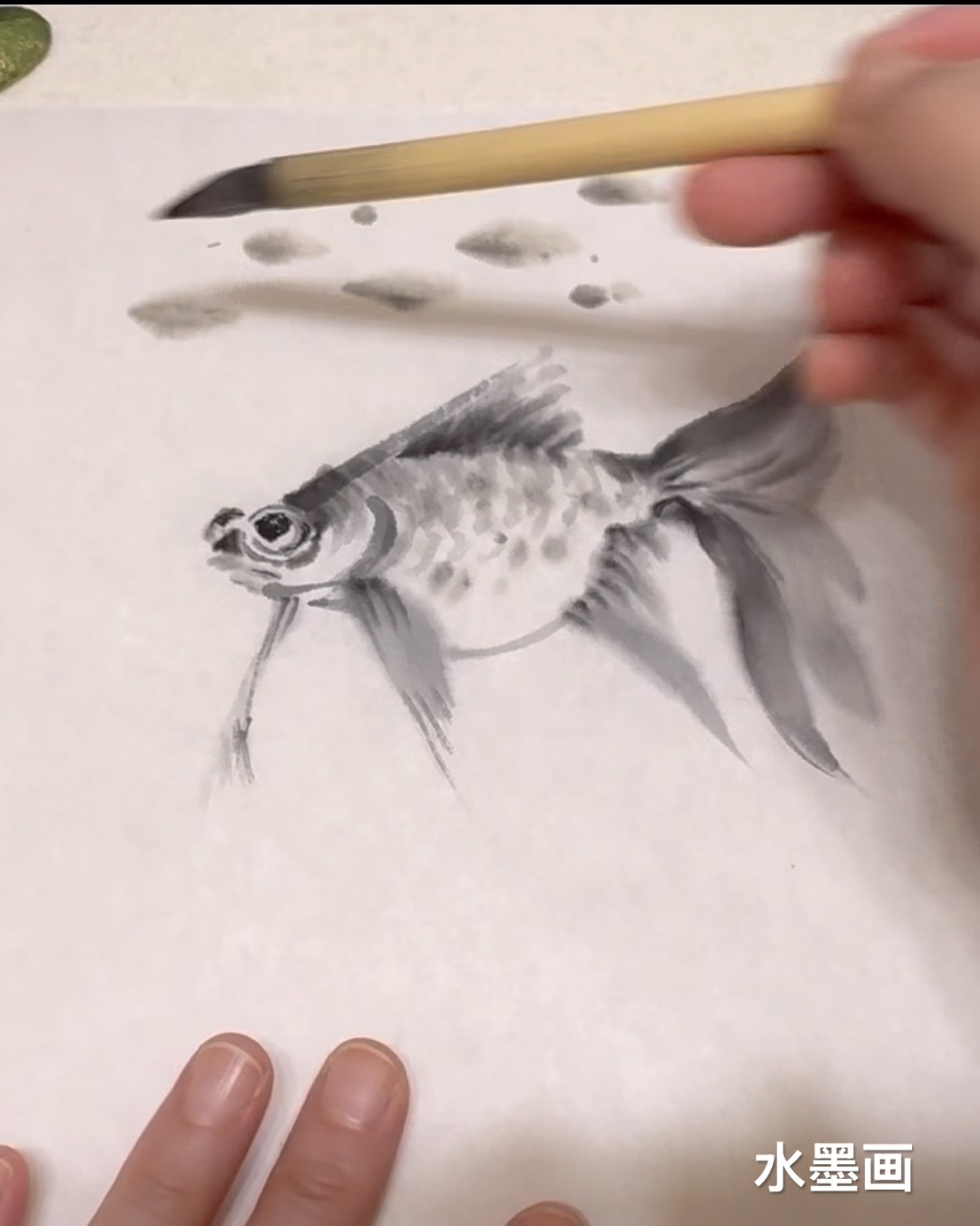 水墨画『金魚』 #inkpainting #timelapse #japan - YouTube