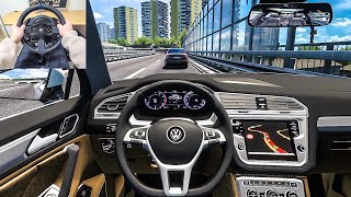 2020 Volkswagen Tiguan  Euro Truck Simulator 2 [Steering Wheel Gameplay]