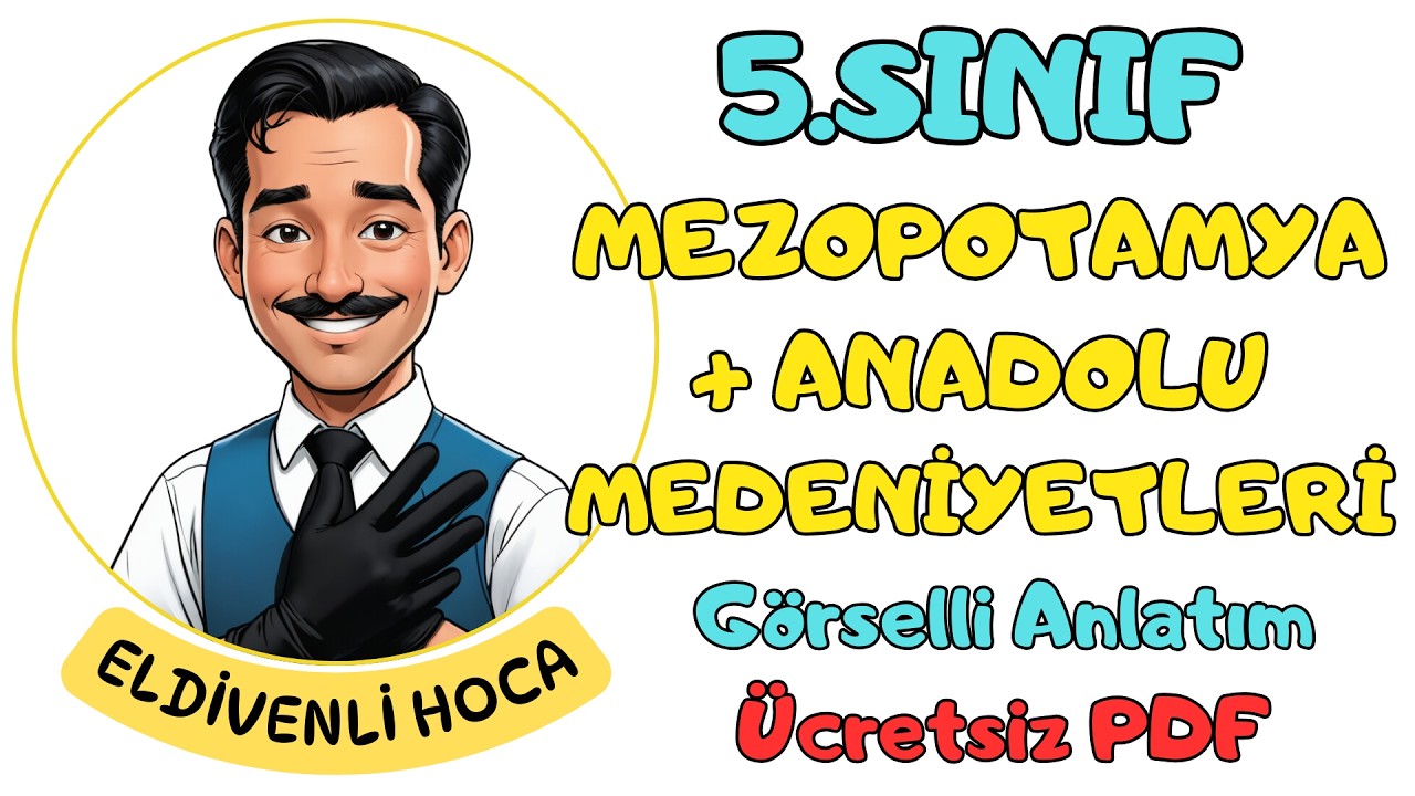 Tarihe Yolculuk 😲 | 5. Sınıf Sosyal Bilgiler: Anadolu ve Mezopotamya Medeniyetleri