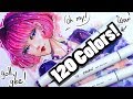 ❤ Ohuhu 120 Count Alcohol Based Marker Set ❤ Review :)
