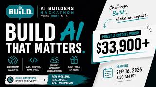 AI Builders Hackathon 2026 | Build AI & Win $XX,000+ | Students Can Participate!