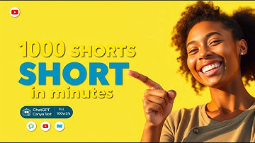 Create 1,000 YouTube Shorts in 19 Minutes with AI Tools | ChatGPT + Canva + Make Tutorial