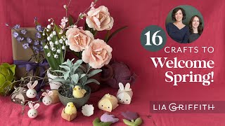 16 Projects to Welcome Spring | DIY Cherry Blossoms, Felt Tulip Garland, Easter Chicks & more