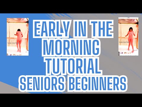 Tutorial Line Dance Pagi-Pagi untuk Lansia dan Pemula | Gap Band | Langkah demi Langkah PERLAHAN