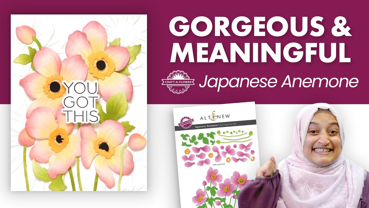 Craft-A-Flower: Japanese Anemone Layering Die Set