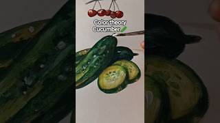 Trust the Process |  Cucumber Color Theory🥒#watercolor #colortheory #watercolortutorial