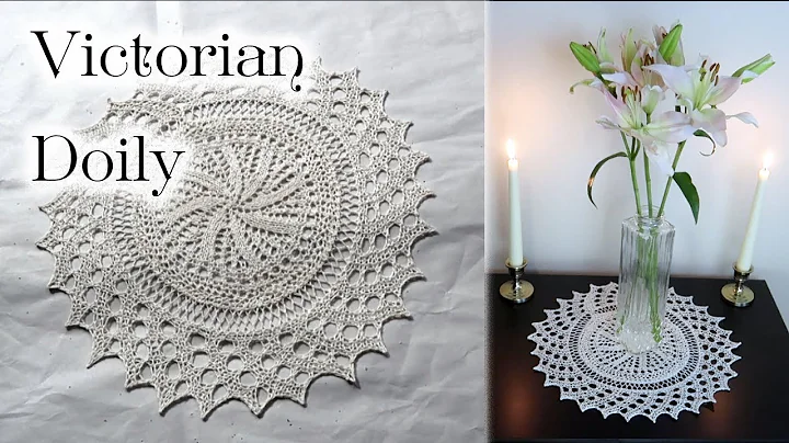 Knitting a Delicate 1845 Victorian Doily