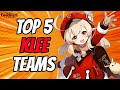 Destroy Everything With These Top 5 Best Klee Teams | Genshin Impact 2.8
